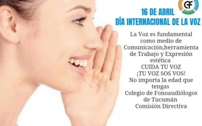 16 de Abril: Día Internacional de la Voz