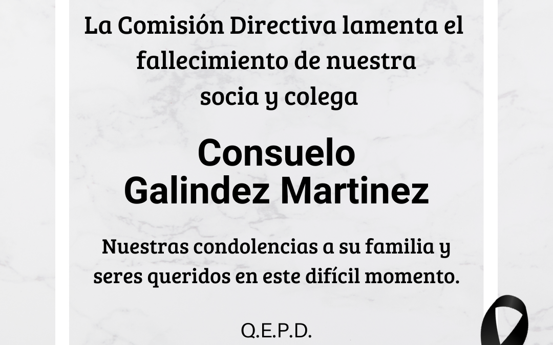 Consuelo Galindez Martinez Q.E.P.D.